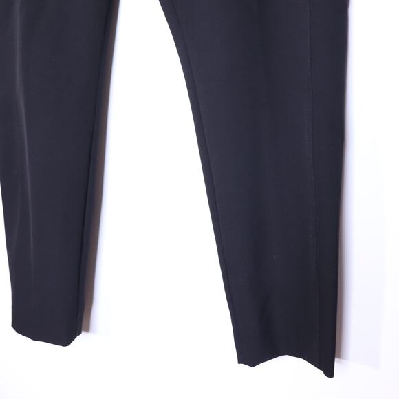 LAFAYETTE 148 Stretch Pull On Pant Black High Rise Slit Casual Women's XL/16 - Picture 4 of 8